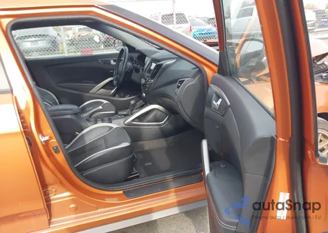 2015 Hyundai Veloster Turbo from USA, damaged, VIN KMHTC6AE2FU216513